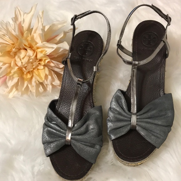 Tory Burch Shoes - Tory Burch Gold/Silver Sequins Sandals